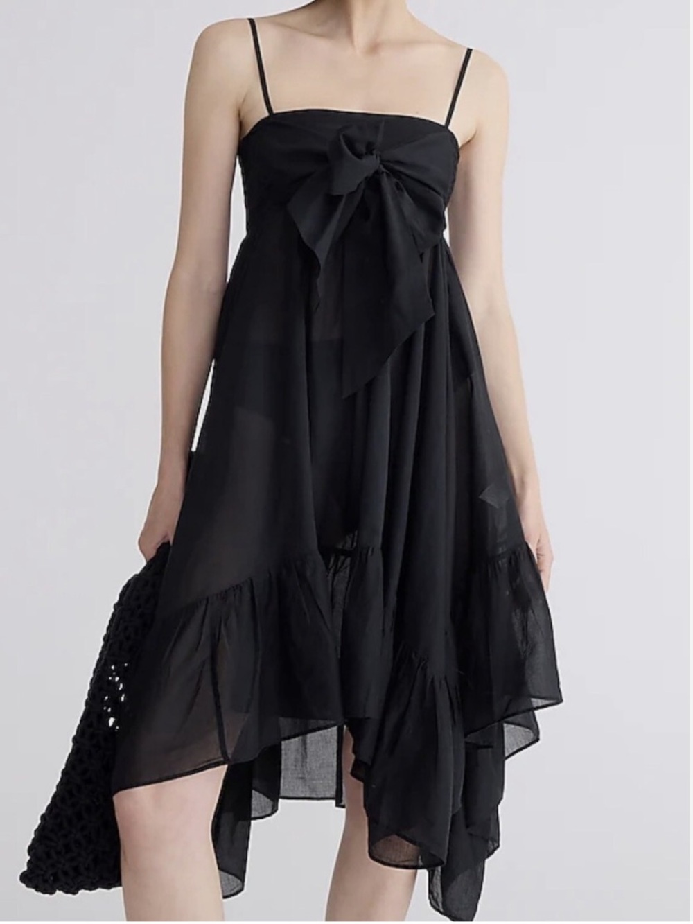 NWT J. CREW BOW FRONT VOILE BEACH DRESS, S